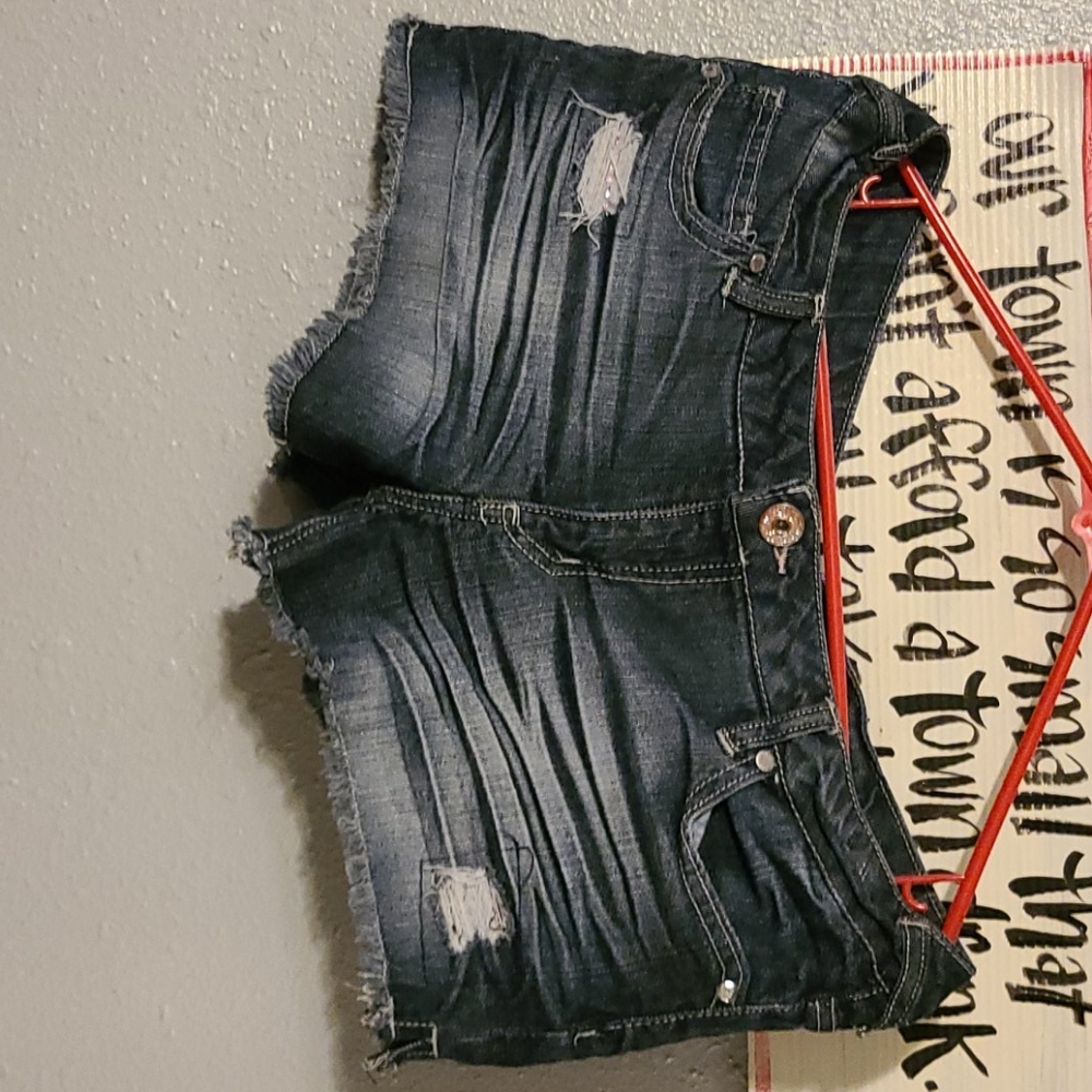 Blue jeans shorts